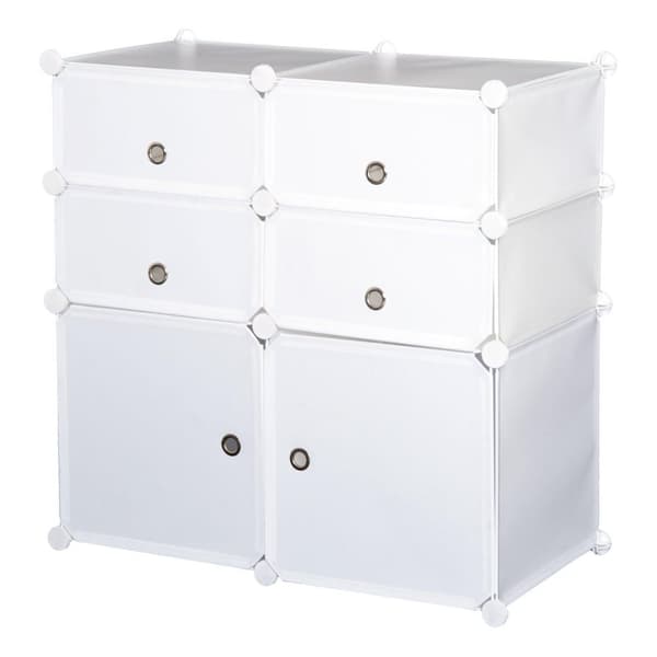 Rootz skabsgarderobe - hvid - stål, plast - 29,52 cm x 14,56 cm x 28,74 cm