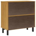 Miniatyrbilde 6 av 11: vidaXL Kommode FLAM 80x40x80 cm heltre furu