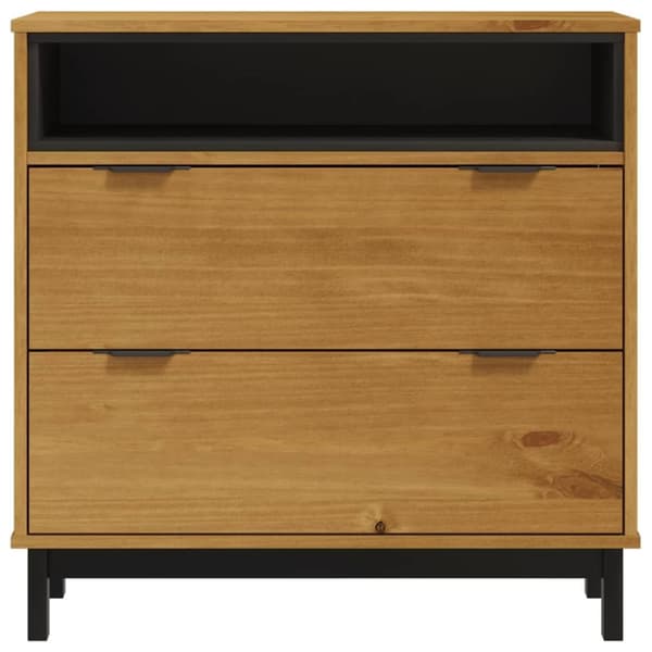 vidaXL Lipasto FLAM 80x40x80 cm täysi mänty