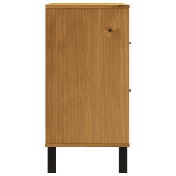 vidaXL Lipasto FLAM 80x40x80 cm täysi mänty