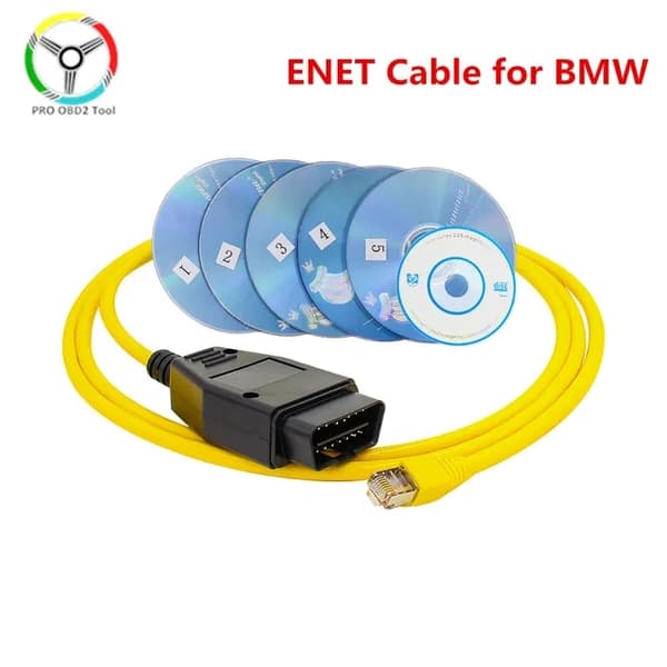 ENET OBD-stikadapter, Ethernet til OBD 2-interface, ICOM-kodning F-serie interface-forbinder.
