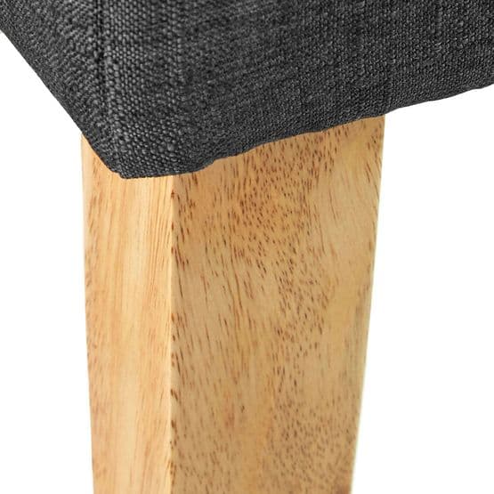 Bænk - PVC polstret bænk 103 Cm - Mørkegrå