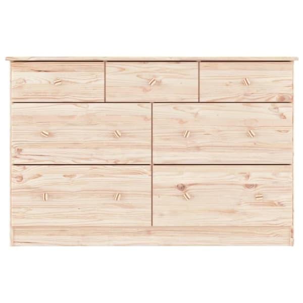 kommode ALTA 112x35x73 cm massivt fyrretræ