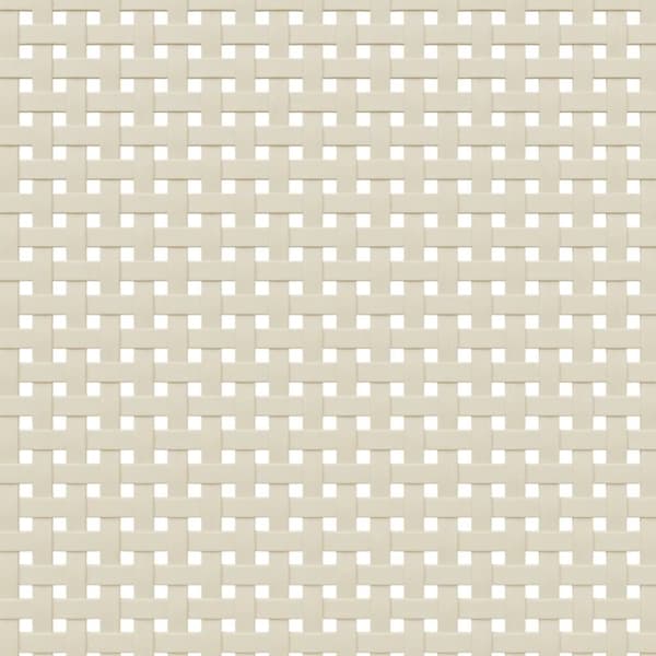kommode SENJA rattanlook 80x40x80 cm massivt fyrretræ hvid