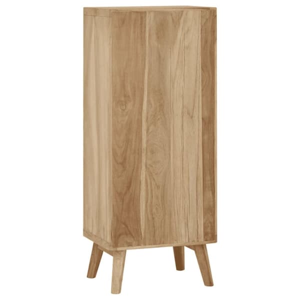 kommode 40x30x100 cm massivt teaktræ