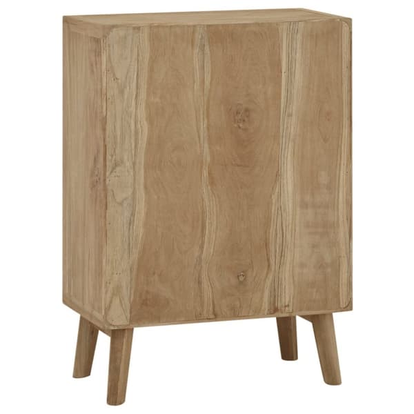 kommode 56x30x80 cm massivt teaktræ