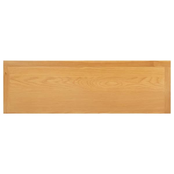 kommode 105x33,5x73 cm massivt egetræ