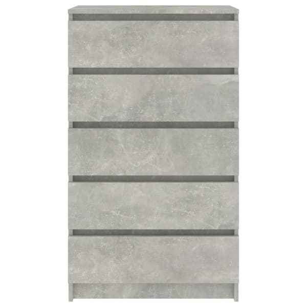 vidaXL Byrå betonggrå 60x36x103 cm konstruerat trä - Byråer