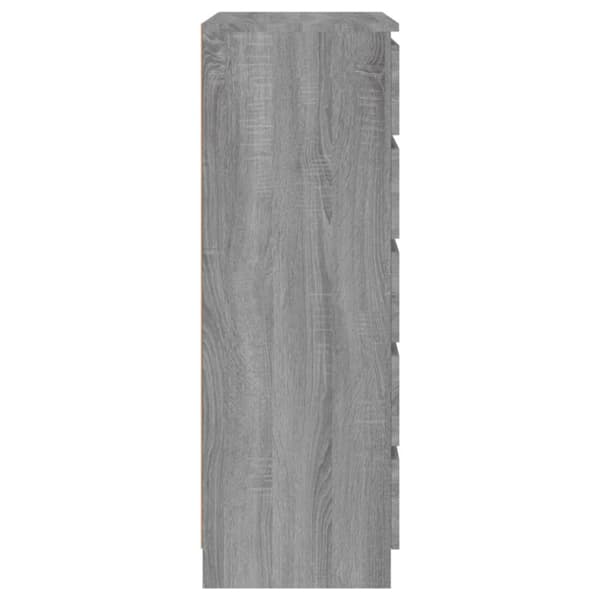 vidaXL Laatikosto harmaa Sonoma 60x36x103 cm tekninen puu -  Laatikkoarkut