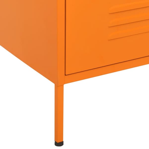 vidaXL kommode 80x35x101,5 cm Orange - Skuffemøbler
