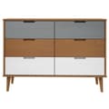 Pikkukuva 5 / 10: vidaXL Kaappi MOLDE ruskea 113x40x80 cm täysi mänty -  Laatikkoarkut