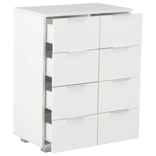 Skænk 60x35x80 cm spånplade hvid højglans - Skænk - Skænke - Home & Living