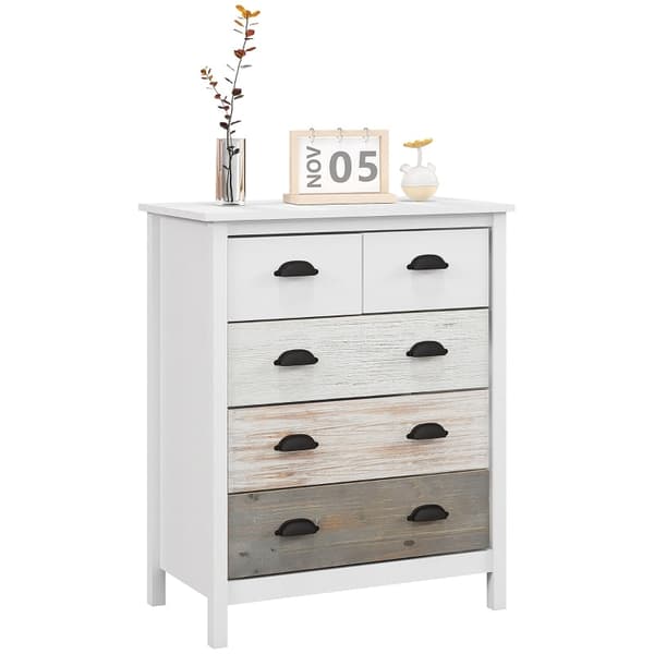 Rootz skænk - Kommode - Opbevaringsskab - Generøs opbevaring - Robust MDF & fyrretræ - Anti-Tip beskyttelse - 38D x 70W x 85H cm