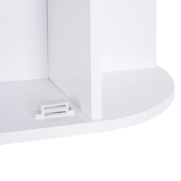 Rootz Wall Mirror Cabinet - Wall Cabinet - Mirror Cabinet - Wall Mirror - Wall Cabinet - White