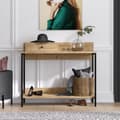 Pikkukuva 2 / 5: Chic Home Asmo lipasto 100x35xK87 cm, vaaleanruskea