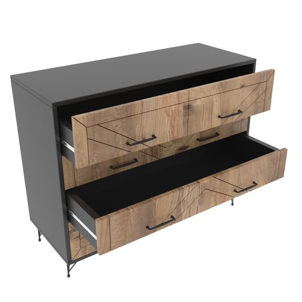 Chic Home Clara lipasto 80x40xK100 cm, ruskea/antrasiitti