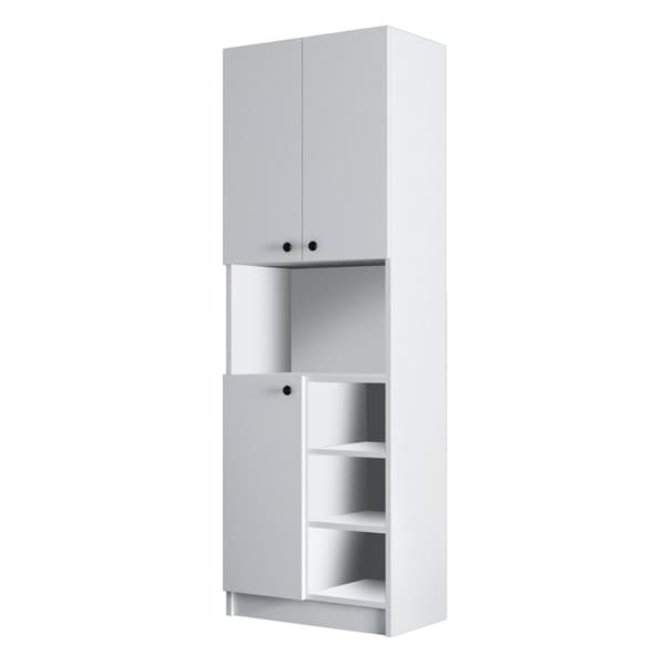 Chic Home Kusti kaappi 59,6x35xK180 cm, valkoinen