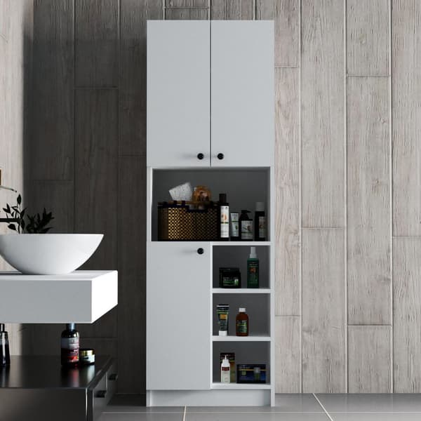 Chic Home Kusti kaappi 59,6x35xK180 cm, valkoinen