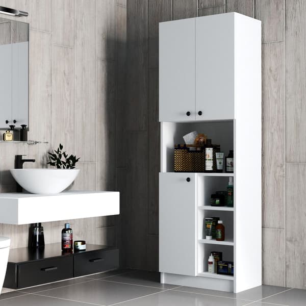 Chic Home Kusti kaappi 59,6x35xK180 cm, valkoinen
