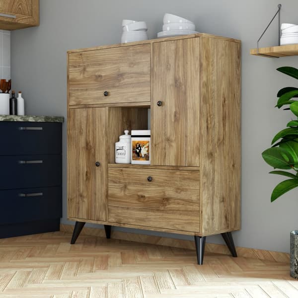 Chic Home Tommi kaappi 105x35xK120 cm, ruskea