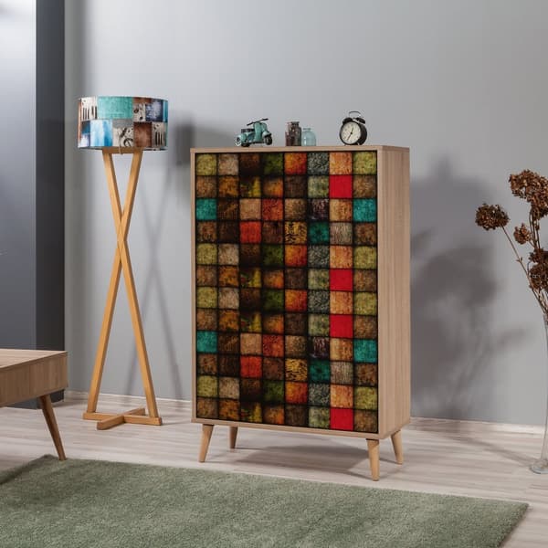 Chic Home Eliel lipasto 80x36xK127 cm, moniväri