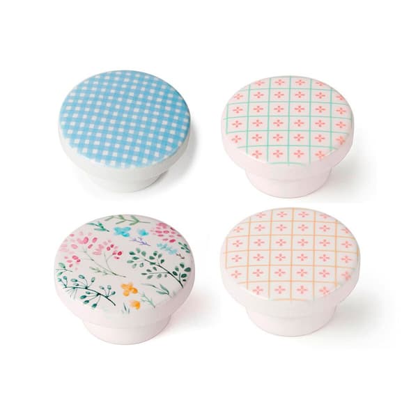 Ovinuppi Rei m3 pyökki Kuvitettu Ø 40 x 22 mm 4 Kappaletta