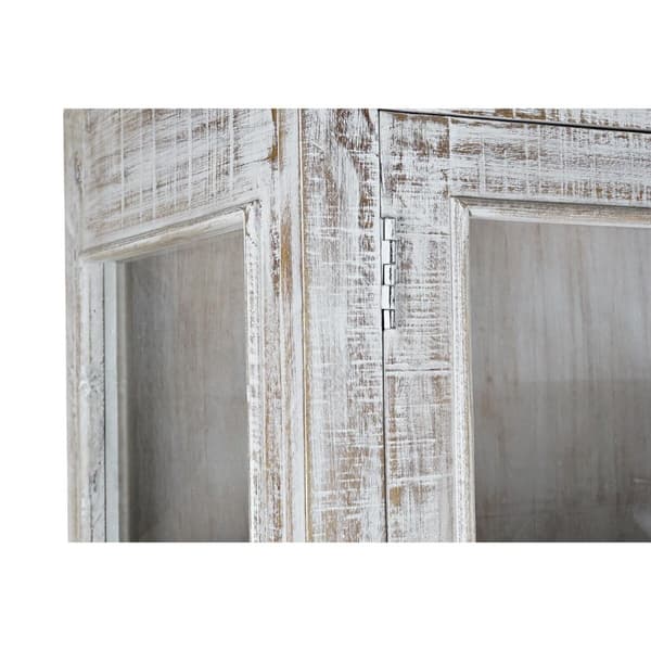 Visningsställ DKD Home Decor 90 x 45 x 180 cm Glas Mangoträ