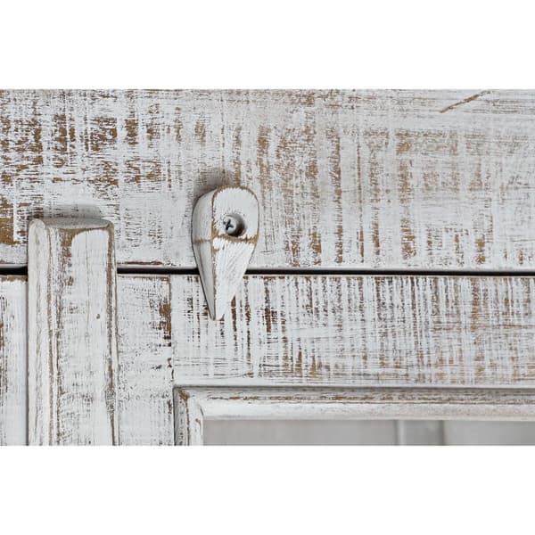 Visningsställ DKD Home Decor 90 x 45 x 180 cm Glas Mangoträ