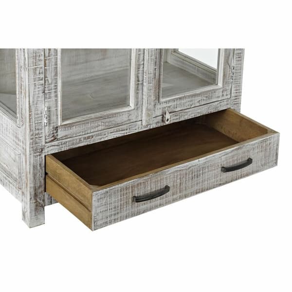 Visningsställ DKD Home Decor 90 x 45 x 180 cm Glas Mangoträ
