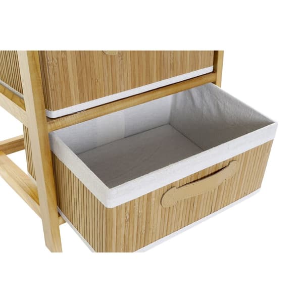 Byrå DKD Home Decor Naturell Bambu Paulowniaträ 42 x 32 x 45 cm