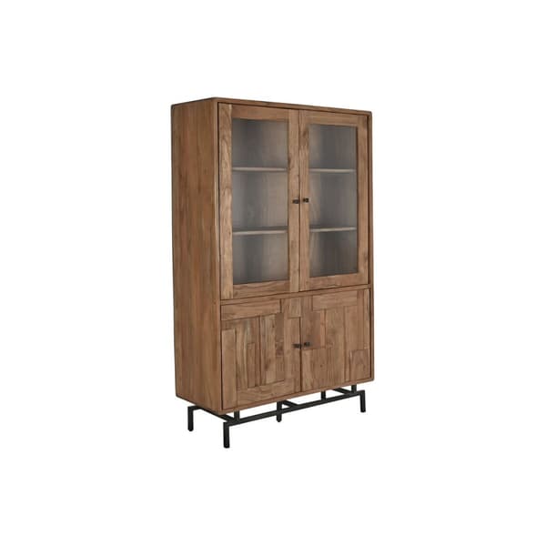 Visningsställ Home ESPRIT Glas Akaciaträ 118 x 45 x 194 cm