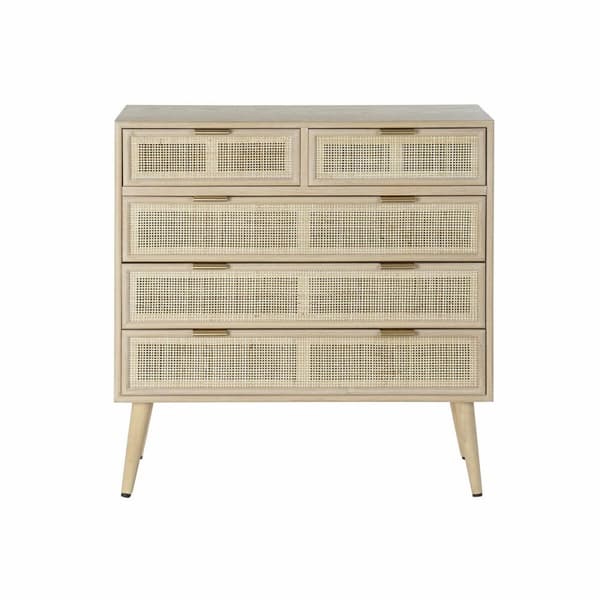 Kommode DKD Home Decor Natur Paulonia træ Træ MDF Scandi 80 x 39,5 x 81 cm