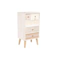 Miniatyrbillede 1 af 6: Kommode DKD Home Decor Gran Natur Bomuld Hvid (48 x 35 x 89 cm)