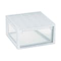 Miniatyrbillede 1 af 2: Kommode Terry LightDrawer L MULTIFUNKTIONEL Hvid Gennemsigtig polypropylen Plastik 39,6 x 39 x 21,3 cm