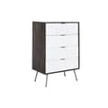 Miniatyrbillede 1 af 6: Kommode DKD Home Decor 70 x 40 x 105 cm Hvid Mørkebrun Mangotræ