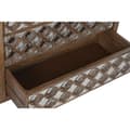 Miniatyrbillede 3 af 7: Kommode Home ESPRIT Brun Sort Sølvfarvet Mangotræ Spejl Indianer mand 80 x 38 x 80 cm