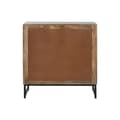Miniatyrbillede 6 af 7: Kommode Home ESPRIT Brun Sort Sølvfarvet Mangotræ Spejl Indianer mand 80 x 38 x 80 cm