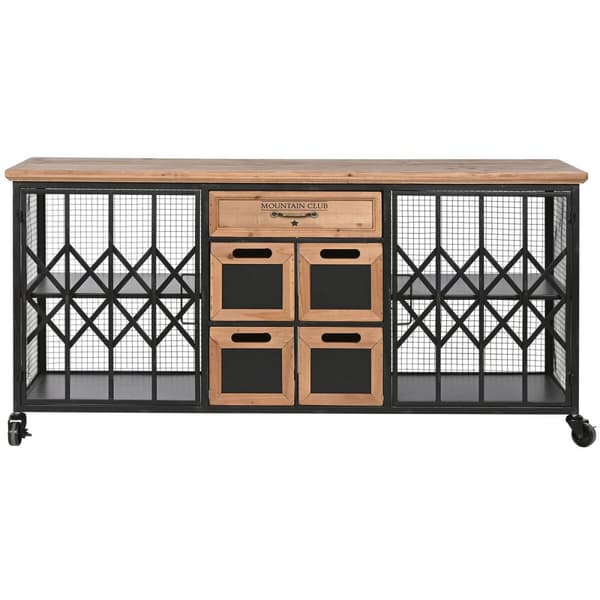 Kommode Home ESPRIT Metal Gran Loft 122 x 37 x 58,5 cm