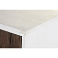 Miniatyrbilde 3 av 5: Kommode DKD Home Decor Metall Hvit Kolonial Mørkebrunt Treverk av mangotre (72 x 50 x 75 cm)