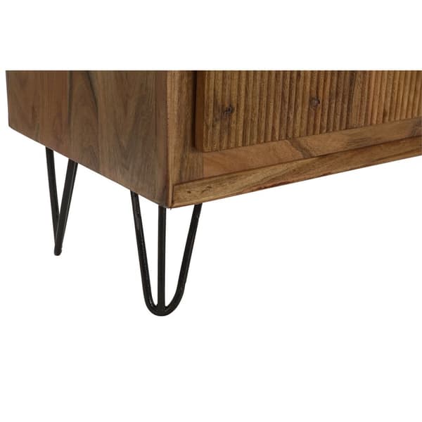 Skjermstativ DKD Home Decor 145 x 40 x 162 cm Krystall Akasia