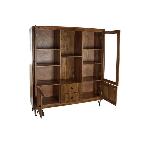 Skjermstativ DKD Home Decor 145 x 40 x 162 cm Krystall Akasia