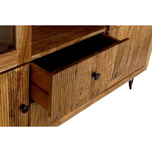 Skjermstativ DKD Home Decor 145 x 40 x 162 cm Krystall Akasia