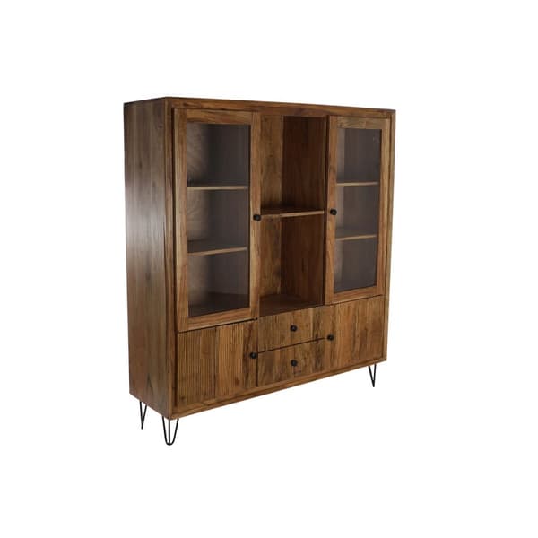 Skjermstativ DKD Home Decor 145 x 40 x 162 cm Krystall Akasia
