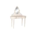 Miniatyrbilde 1 av 3: Spiller DKD Home Decor 114 x 44 x 141 cm Hvit Beige Treverk av mangotre Tre MDF