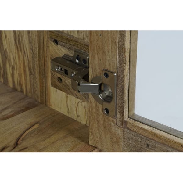 Skjermstativ DKD Home Decor Krystall Treverk av mangotre 90 x 40 x 190 cm