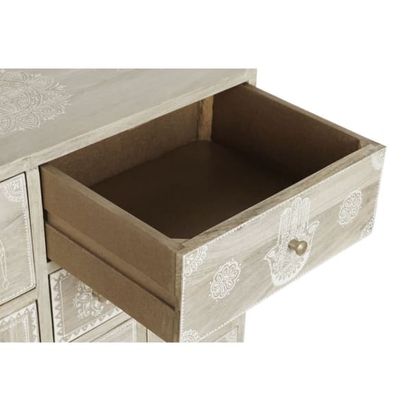 Kommode DKD Home Decor Naturell Treverk av mangotre 61 x 33,5 x 68,5 cm
