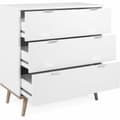 Miniatyrbilde 4 av 6: Kommode Scandinavian Hvit 79,8 x 40 x 86,5 cm