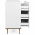 Miniatyrbilde 6 av 6: Kommode Scandinavian Hvit 79,8 x 40 x 86,5 cm