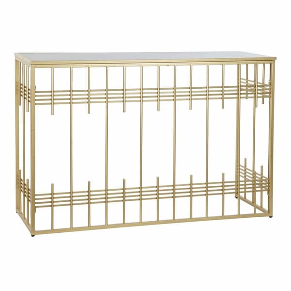 Hallipöytä DKD Home Decor Musta Kullattu 120 x 40 x 81 cm
