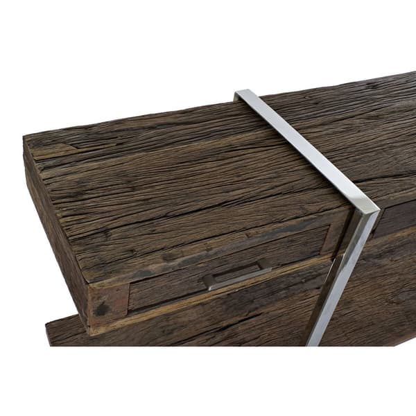 Hallipöytä DKD Home Decor Ruskea Hopeinen 180 x 44 x 75 cm